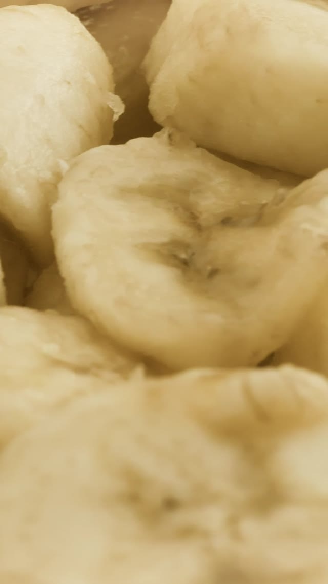 Sliced Banana Macro